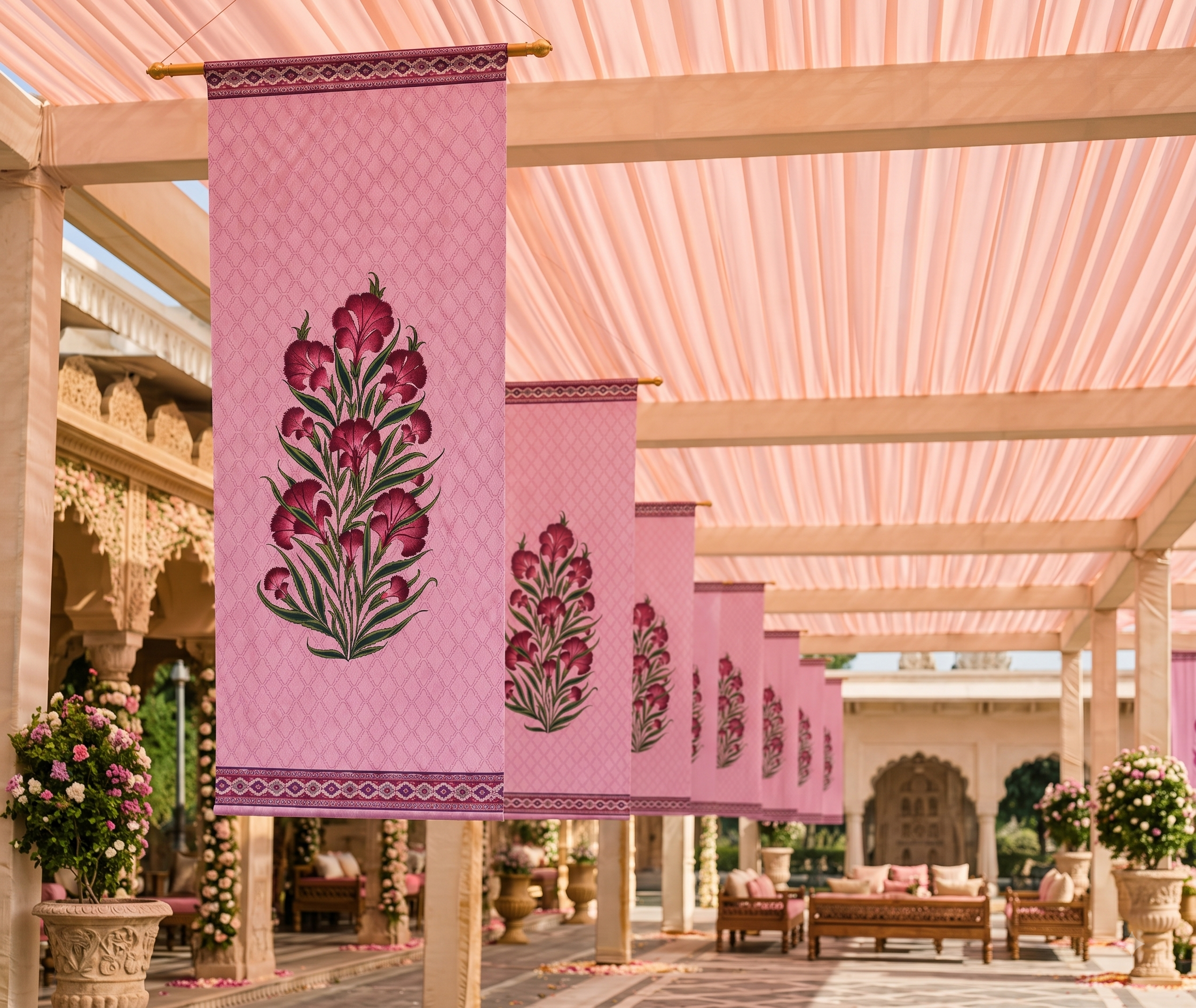 Floral Print Bunting